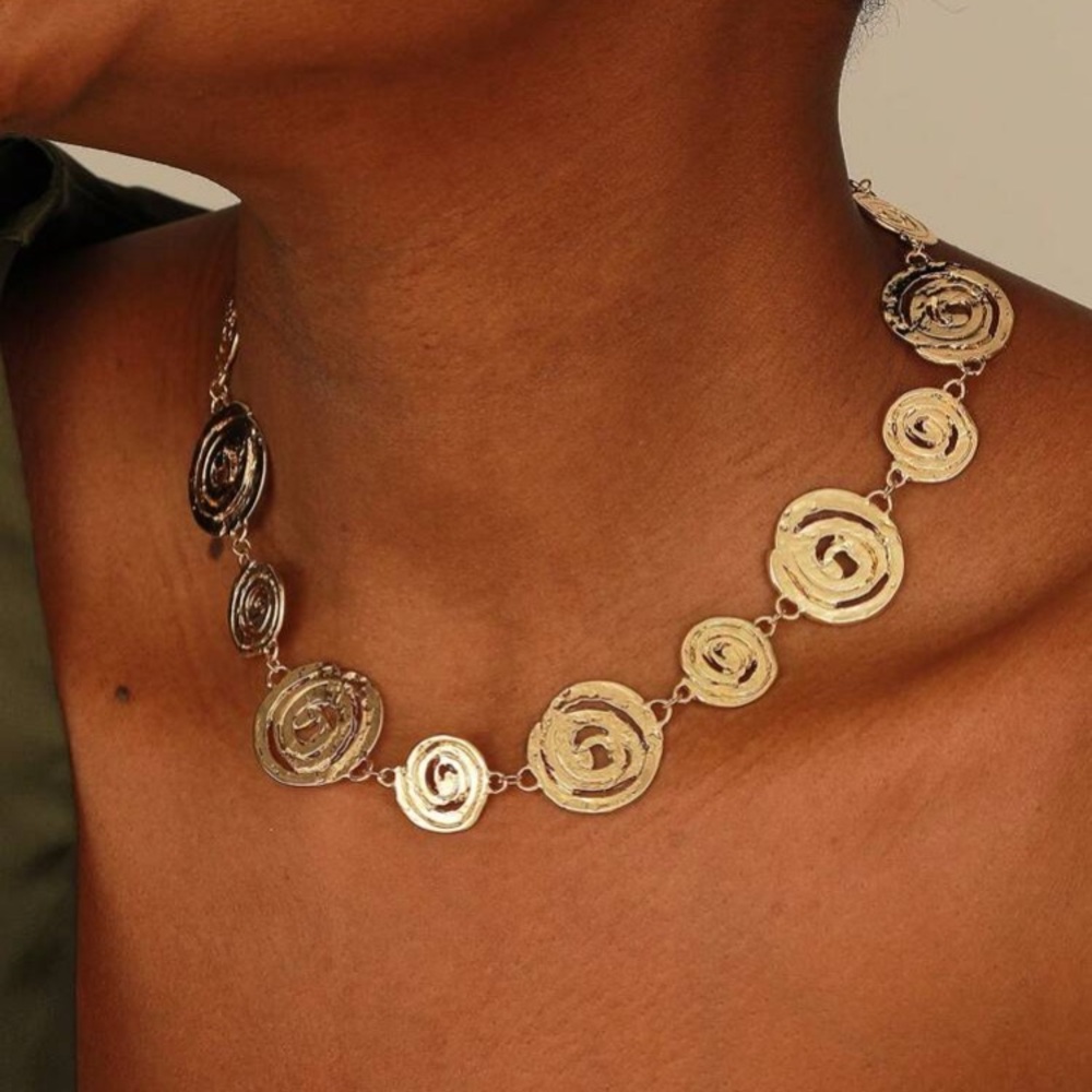 Beautiful statement stainless steel necklace - Picture 3 of 4